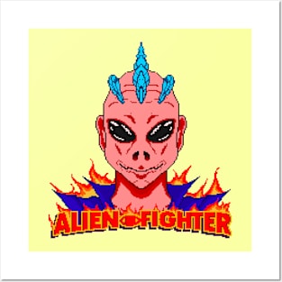 Alien Fighter Posters and Art